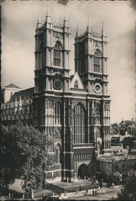 Westminster Abbey West Towers Entrance, London United Kingdom