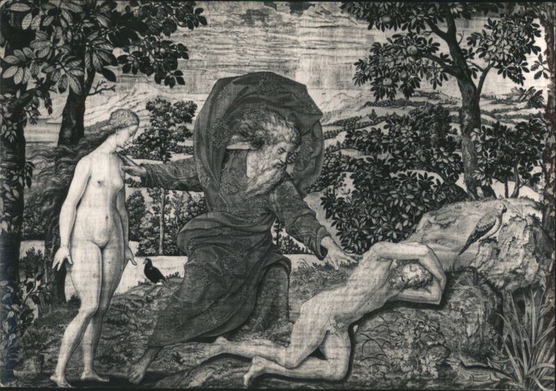 Woman's Creation, Flemish Arras, Galleria Accademia Firenze Italy
