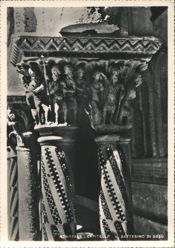 Monreale Cathedral Capital - The Baptism of Jesus Italy