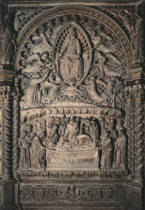 Orcagna's Tabernacle, Death & Assumption of Virgin Florence Italy