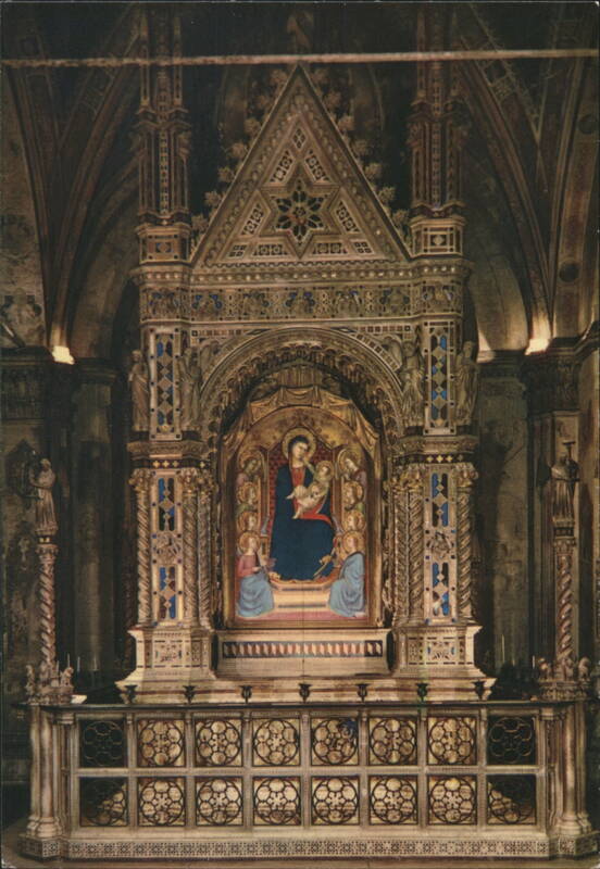 Orsanmichele Tabernacle, Andrea Orcagna, Florence Firenze Italy