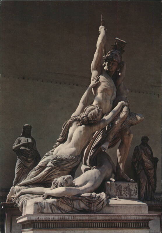 Rape of Polyxena, Loggia dei Lanzi, Florence Italy