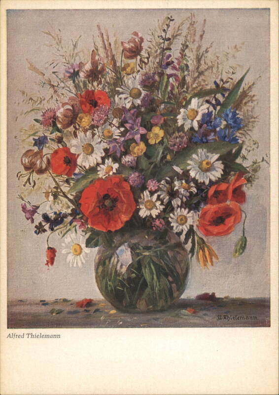Field Flowers Bouquet by Alfred Thielemann Still Life