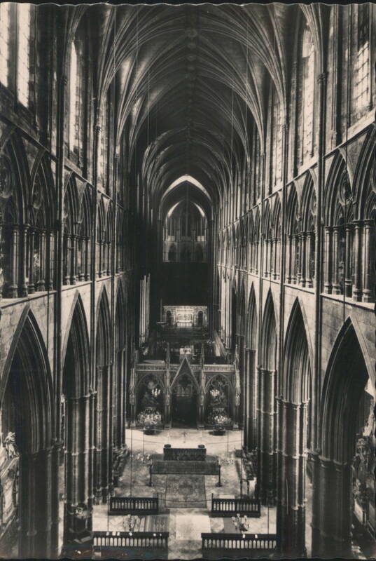 Westminster Abbey, Looking East from Triforium Level London United Kingdom