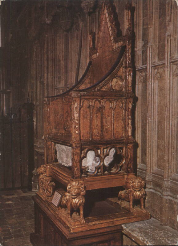 Coronation Chair, Westminster Abbey England