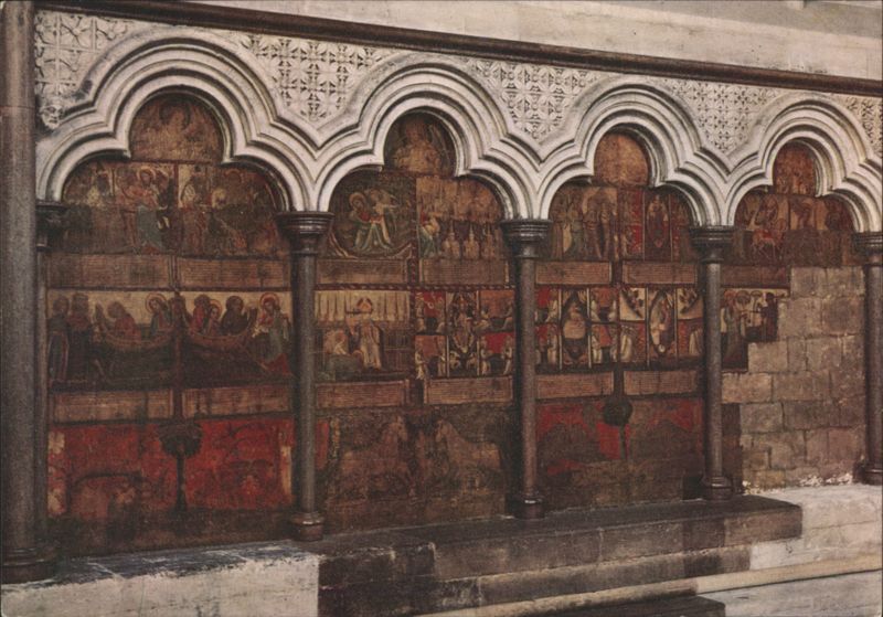 Westminster Abbey Chapter House Wall Paintings, c.1400 United Kingdom