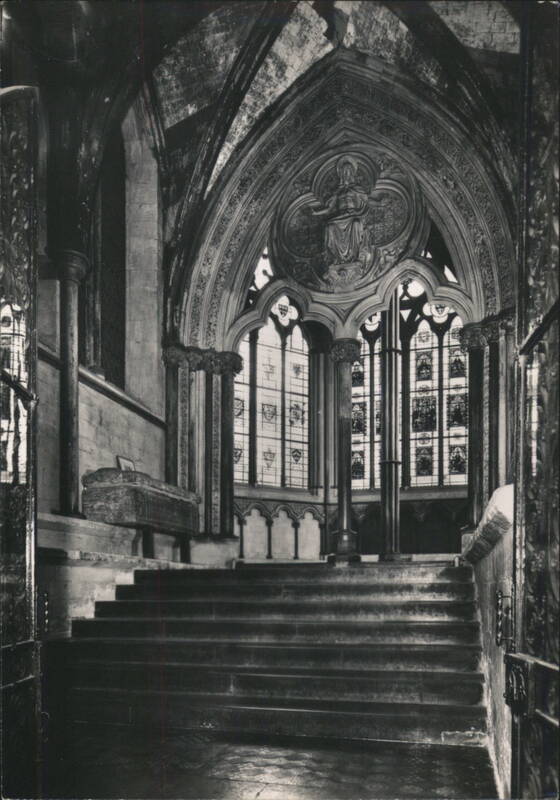 Westminster Abbey Entrance to Chapter House, W. side England