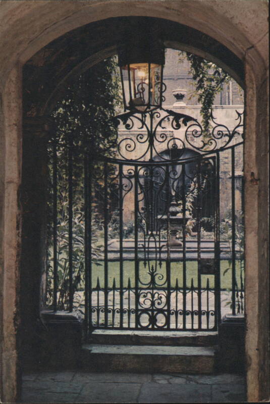 Westminster Abbey Little Cloister Arched Gate Lantern London England