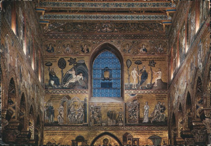 Palermo Monreale Cathedral Mosaics - Creation of Eve Italy