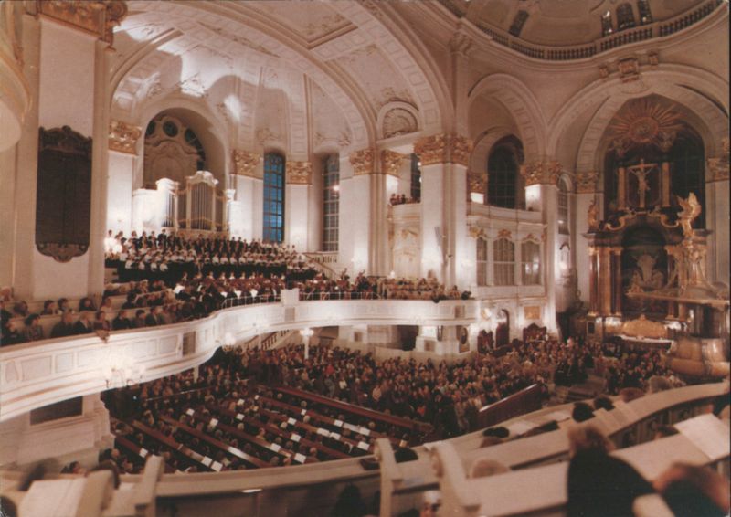 Hamburg – Hauptkirche St. Michaelis Interior with Choir Germany