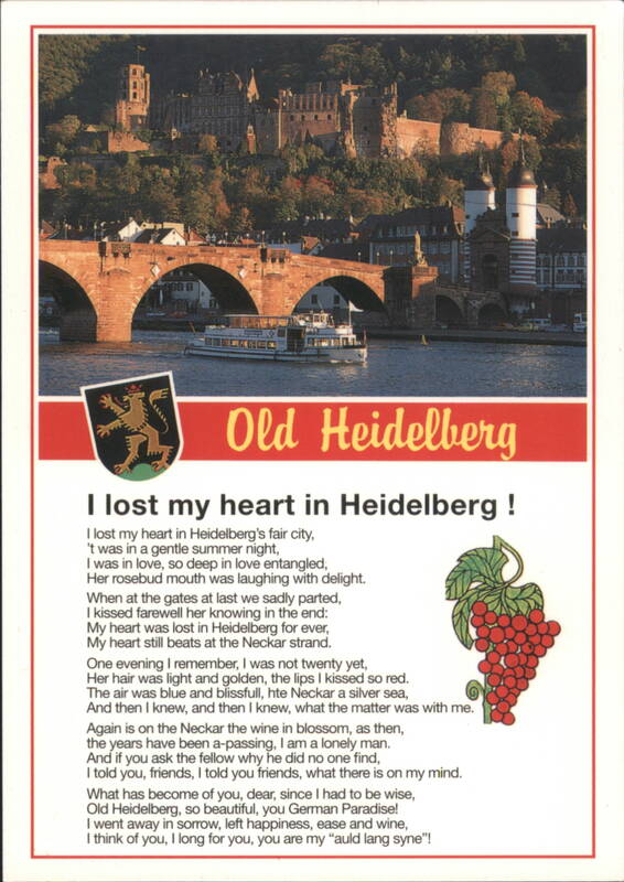 Old Heidelberg: Castle, Old Bridge, 'I Lost My Heart' Germany