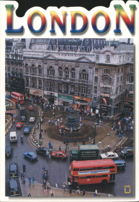 LONDON Piccadilly Circus Street Scene United Kingdom