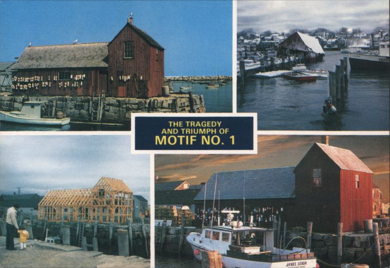 Motif No. 1, Rockport MA - Tragedy & Triumph Blizzard 1978 Massachusetts