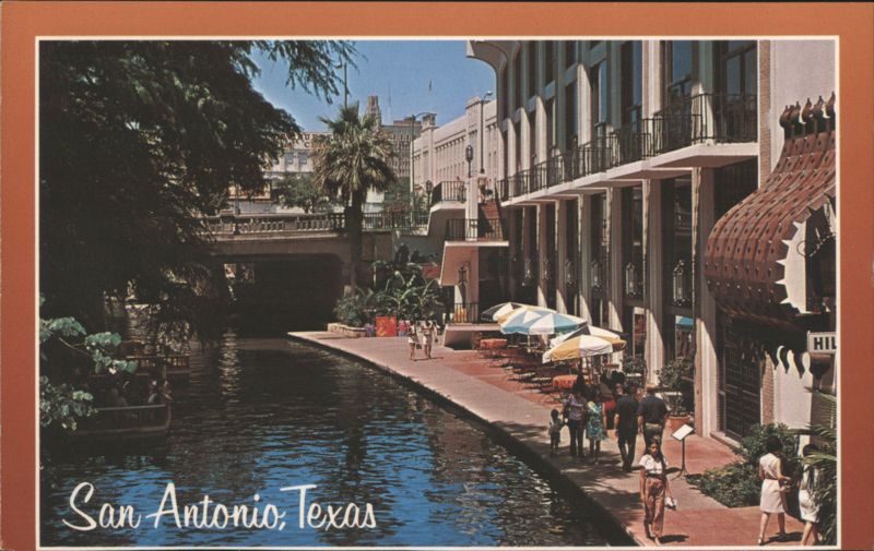 San Antonio Riverwalk, Hilton Palacio Del Rio Hotel Texas