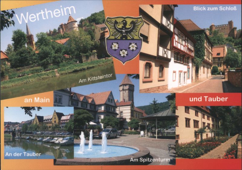 Wertheim: Castle, Main & Tauber Rivers, Kittsteintor, Spitzenturm Germany