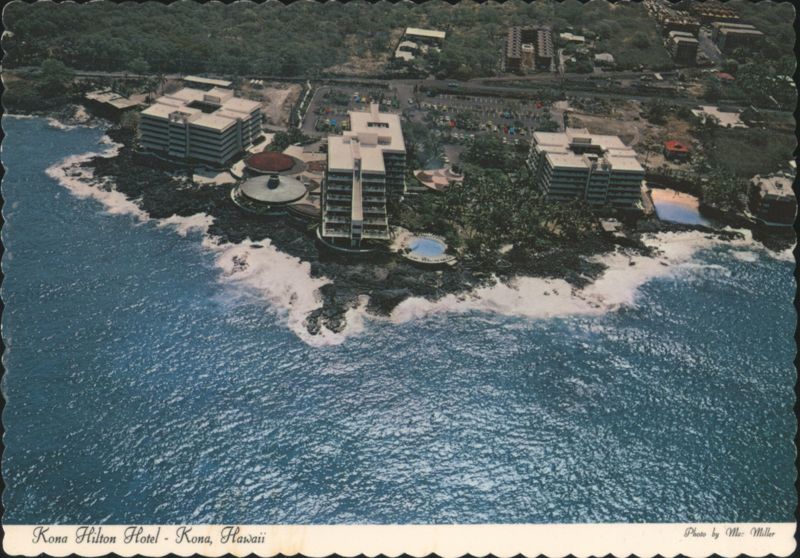 Kona Hilton Hotel, Kailua-Kona, HI Aerial Ocean View Hawaii