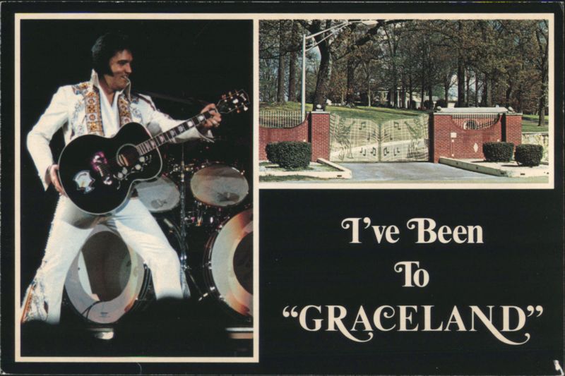Elvis Presley Performing & Graceland Gates Dick Grob, Steve Caldwell