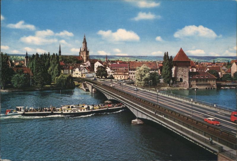 Konstanz Rheinbrücke, Bodensee Germany
