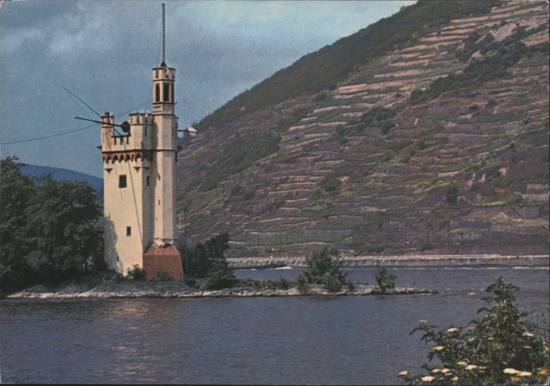 Mäuseturm (Mice Tower) on the Rhine River Germany