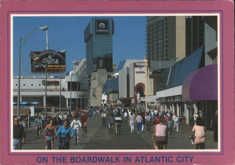 On the Boardwalk in Atlantic City, NJ New Jersey Dick Leonard