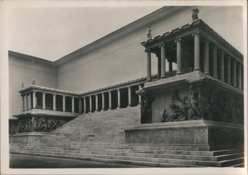 Pergamon Altar, Pergamon Museum, Berlin Germany Staatliche Bildstelle