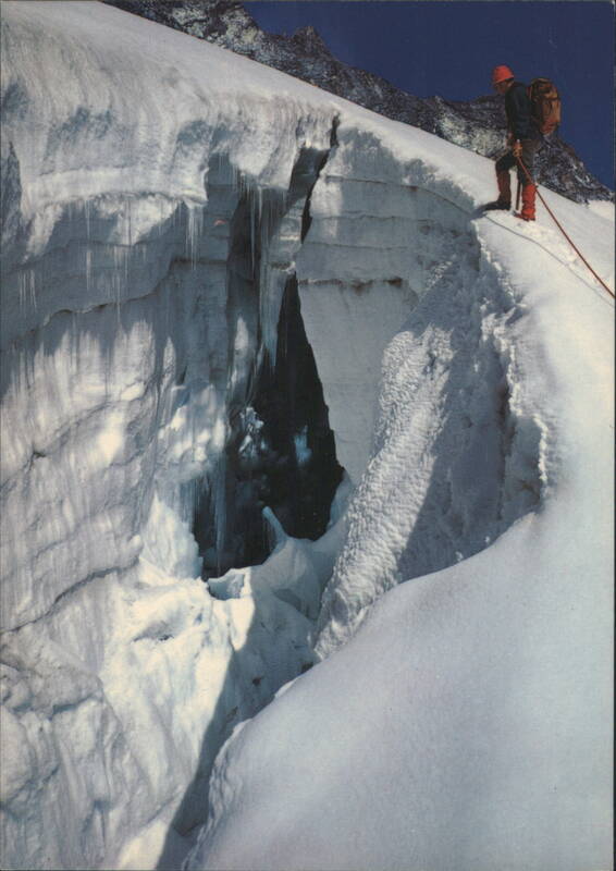 Glacier Crevasse, Bertol, Valais, Switzerland Thot. Klopfenstein