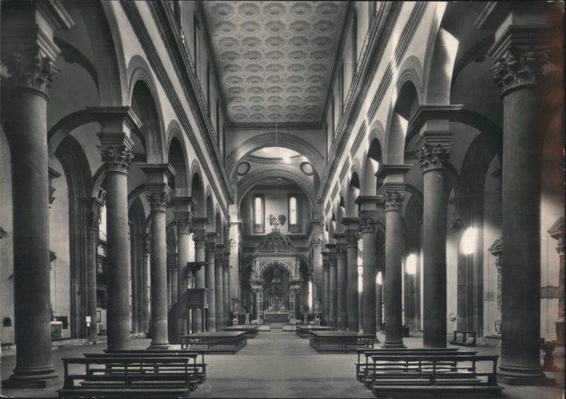 Florence St. Spirito Church Interior Italy