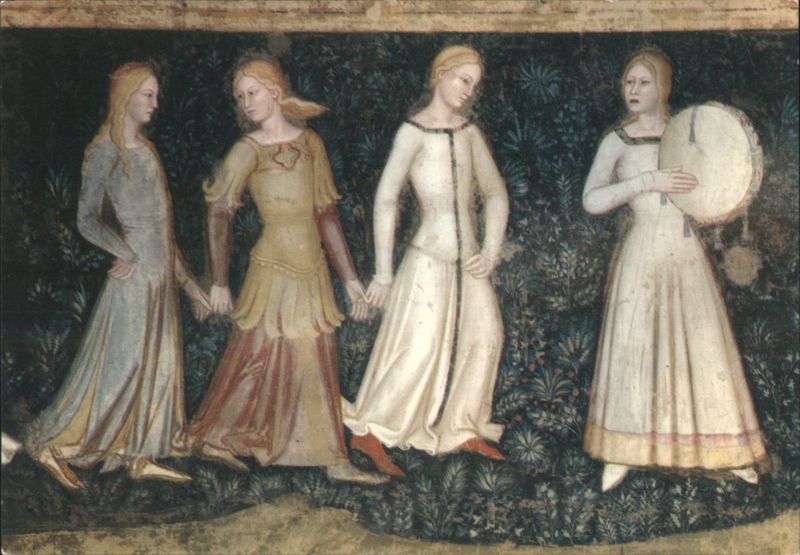 Allegory of the Church - Detail of the Pleasures of Dancing Florence Italy