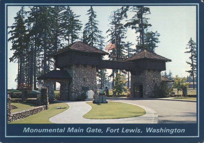 Monumental Main Gate, Fort Lewis Washington Kyle Smith