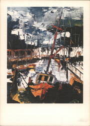 Fisherman's Wharf Boats, San Francisco by Pierre Marc Postcard