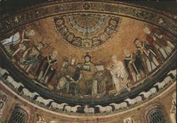 Mosaic of the Apse, Santa Maria in Trastevere, Rome Postcard
