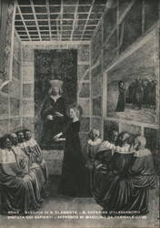 St. Catherine of Alexandria Dispute with Sages, Masolino Fresco Postcard