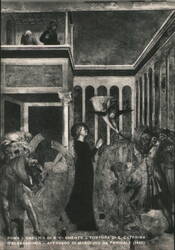 St. Catherine Torture Masolino Fresco Rome Italy Postcard Postcard