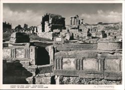 Corinth The Sacred Spring Ancient Ruins Postcard