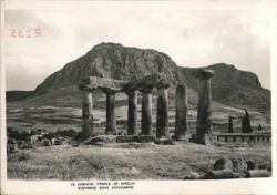 Corinth Temple of Apollo, Greece Postcard