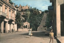 Patras, The Scalariform Street Postcard