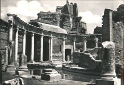 Villa Adriana - Ninfeo dell'Isola (Teatro Marittimo) Postcard