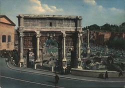 Arch of Septimius Severus, Roman Forum Postcard