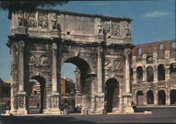 Arch of Constantine, Colosseum Postcard