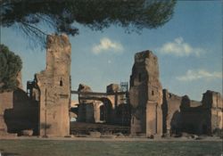 Baths of Caracalla Ruins, Rome Postcard