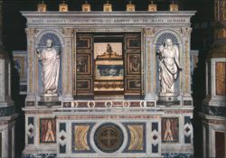 Altar of the Chains, S. Peter's in Vincoli Basilica Postcard