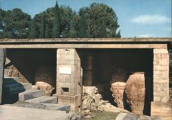 Knossos Stores of Gigantic Jars Postcard