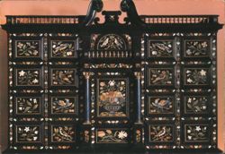 Florentine Mosaic Cabinet, Palazzo Vecchio, Florence Postcard