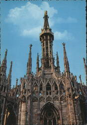 Milan Cathedral Spires, Milano Postcard