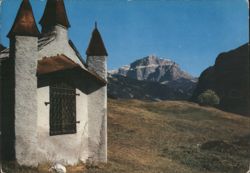 Mountain Chapel, Salerno Region, Italy Postcard