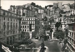Napoli Piazza Amedeo Cityscape, Italy Postcard