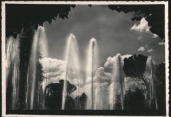 Villa D'Este Tivoli Fontana del Nettuno Fountains Postcard