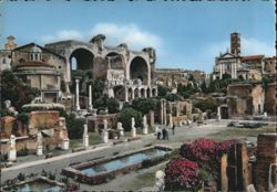 Roman Forum, Basilica S. Francesca Romana, Rome Postcard
