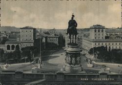 Rome Piazza Venezia Monument to Victor Emmanuel II Postcard