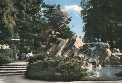 Universal Postal Union Monument, Bern Postcard